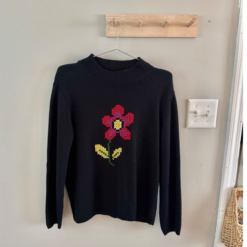 VTG. Marisa Christina crossstitch sweater
